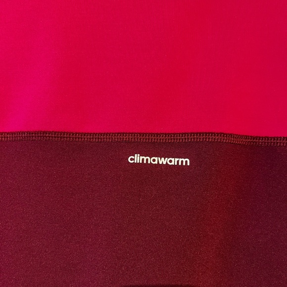 Hot pink and burgundy climawarm ADIDAS sweater - Picture 3 of 4